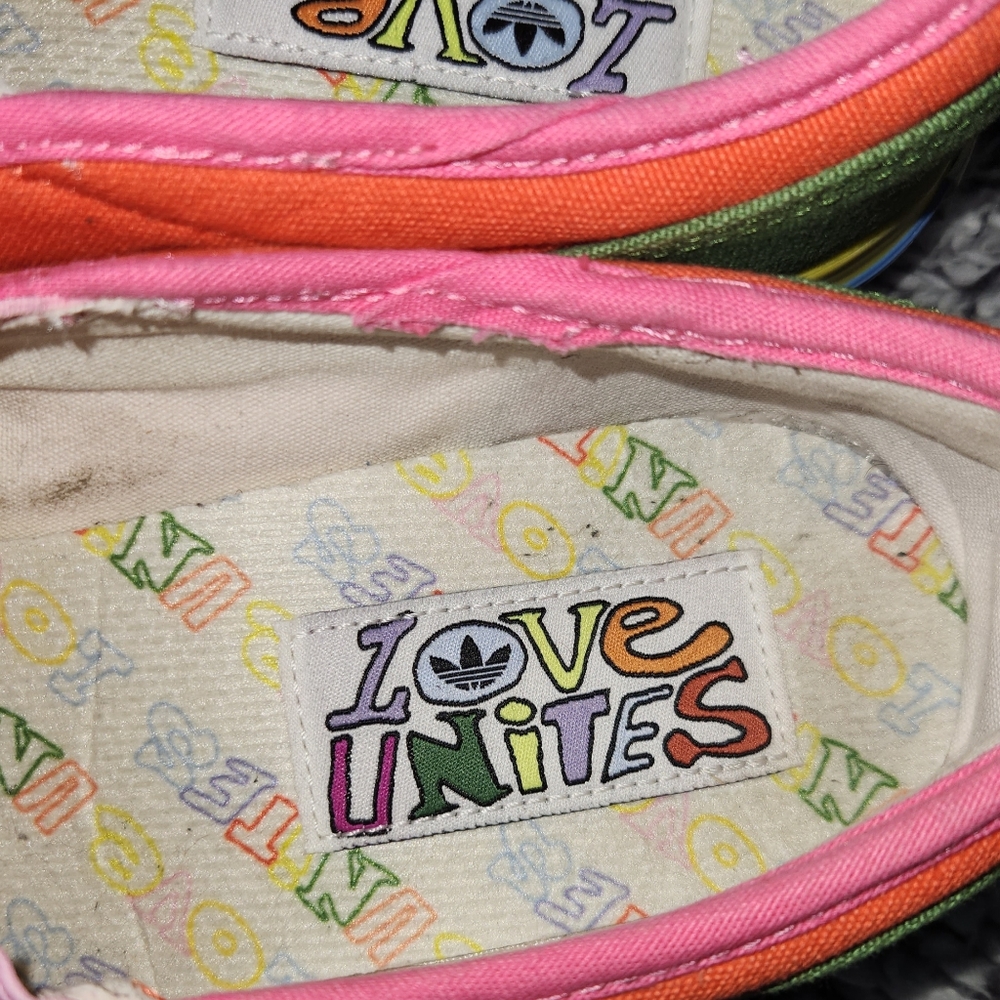 Adidas Originals Nizza Slip-On Pride Rainbow GW2421 - Men's Size 10 - Picture 5 of 9